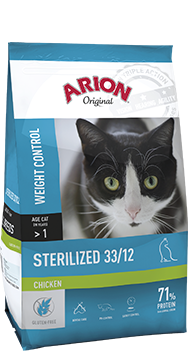 Arion Original Sterilized 33/12 Chicken 2kg