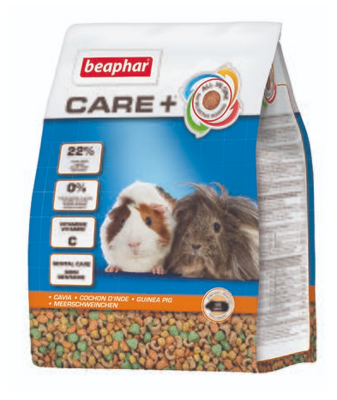 BEAPHAR- Care + Guinea Pig 250g - Mangime Super Premium per porcellini d'India