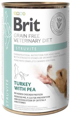Brit Green Free Veterinary Diet Dog Struvite Tacchino con piselli 400g