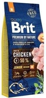Brit Premium By Nature Junior M Con pollo 15kg x2