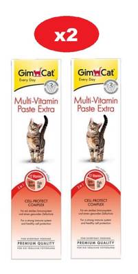 Gimborn Gim Cat Pasta Multi-Vitamin Extra 2x200g - 2% di sconto in un set