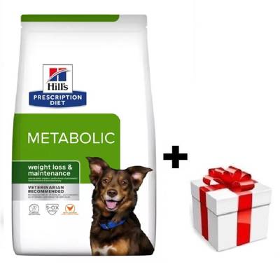 Hill's Prescrizione Dieta Metabolic Canine 12kg + sorpresa per il cane GRATIS