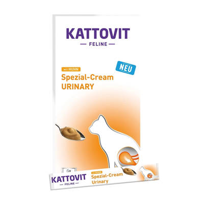 Kattovit Pasta Urinary Cream con pollo 6x15g