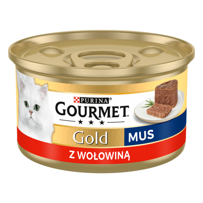 Purina Gourmet Gold mousse con manzo 85g