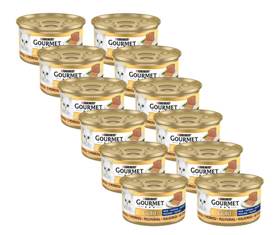 Purina Gourmet Gold mousse con tacchino 12x85g