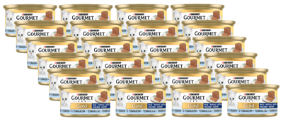 Purina Gourmet Gold mousse con tonno 24x85g