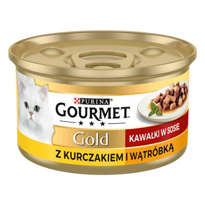 Purina Gourmet Gold pollo/fegato in salsa 85 g