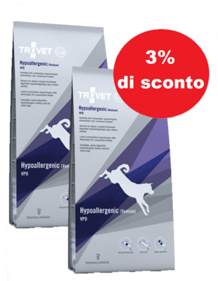 TROVET VPD Hypoallergenic - Venison (per cani) 2x10kg - 3% di sconto in un set