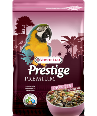 Versele-Laga Parrots Premium - Mangime per Pappagalli Grandi (Senza Noci) 2kg