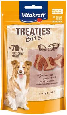 Vitakraft Treaties Bits fegato 120g crocchette per cani
